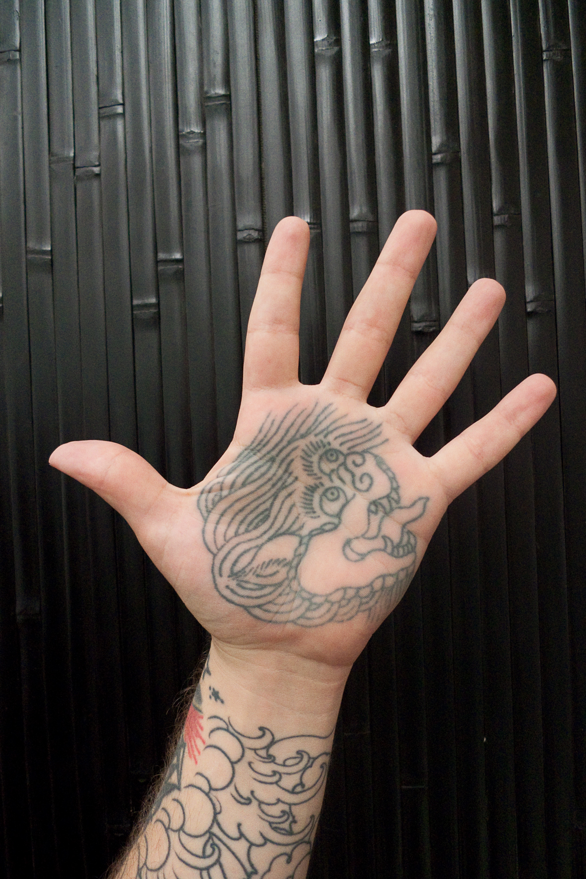 This palm tattoo is a year old i here alot of people saying how they will 