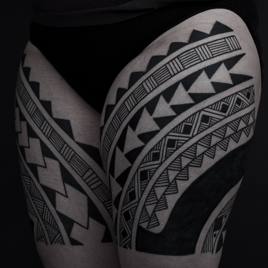 Posts tagged tribal leg tattoos
