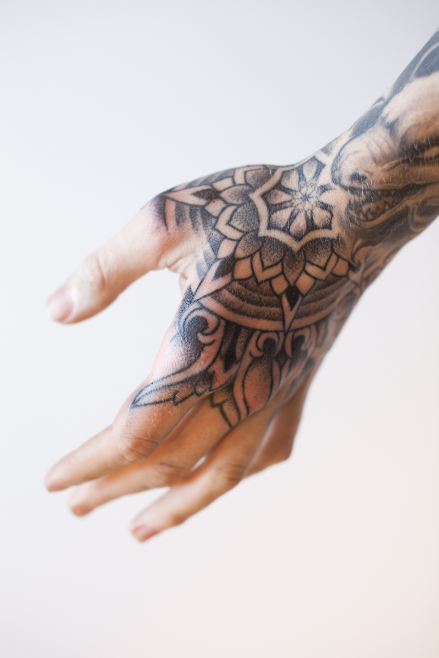 Tagged hand tattoo dorje